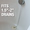 Danco Tub Stopper, Rubber, White, For 112 to 2 in Drain, Universal Sink, TubShower 80783 - alternate 2